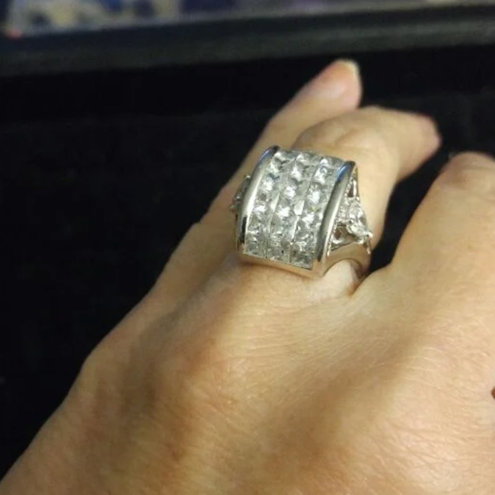 925 Silver Cz Ring - image 1